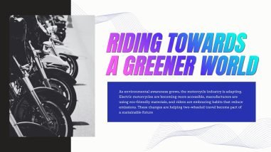 Riding Towards a Greener World: How Motorcycles Are Becoming More Sustainable