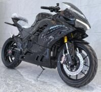 8000W High-Power Electric Sport Motorcycle Review – 72V Lithium Battery, 120A Controller & ABS Braking